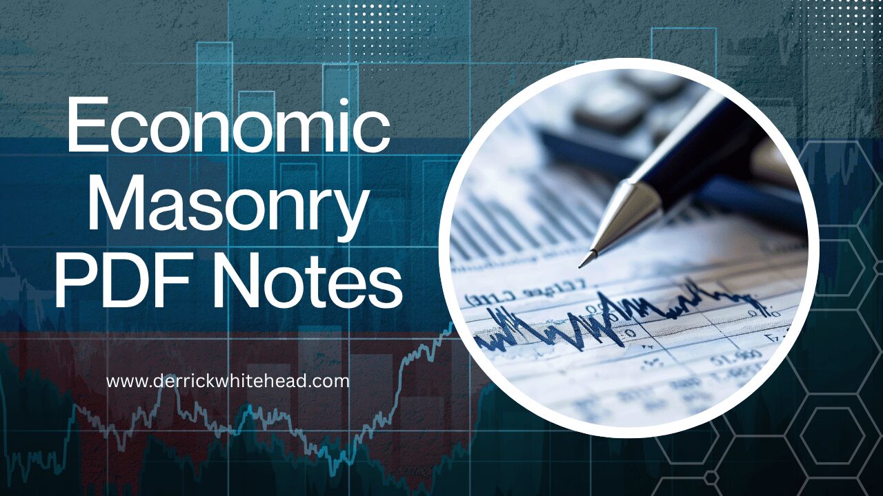 economic Masonry PDF Notes How I Learned to Stop Worrying and Love the Brick economic Masonry PDF Notes